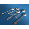 a set of five sterling silver teaspoons C.W. Fletcher