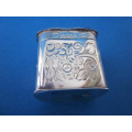 an antique Dutch silver engraved snuff box