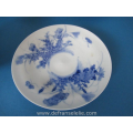 a set of  six antique Japanese blue and white porcelain lidded tea bowls