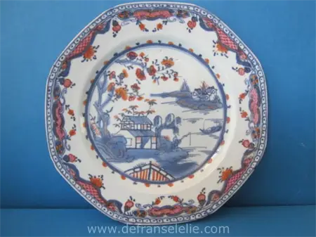 an 18th century Chinese imari porcelain plate