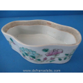 a Chinese famille rose porcelain cricket box