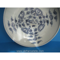 a Chinese blue and white Ming porcelain charger