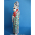 a Chinese famille rose porcelain Star God figure