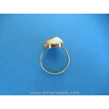 een vintage 14 karaat geelgouden matabia ring
