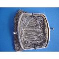 an antique small German silver purse