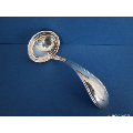 een antiek Hollands zilveren juslepel