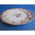 an 18th century Chinese famille rose porcelain plate