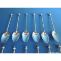 a set of twelf Dutch silver teaspoons