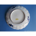 an antique Japanese imari porcelain plate