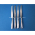 a set of four Dutch silver handled fruit knives
