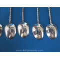 a set of eight Dutch silver teaspoons