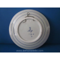 an earthenware Porceleyne Fles plate: 