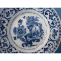 an 18th century Dutch Delft earthenware plate