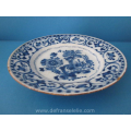 an 18th century Dutch Delft earthenware plate