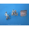 three Dutch silver miniatures