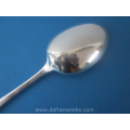 a Dutch silver vegetable serving spoon