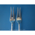 a pair of Dutch silver meat forks 