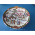 an antique Japanese satsuma porcelain tea set