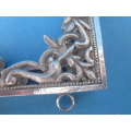an antique Dutch openworked silver purse