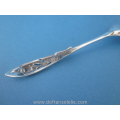 an art nouveau Dutch silver cream spoon