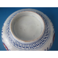 an antique Japanese imari porcelain bowl