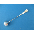 an antique Dutch silver salt spoon