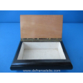 an art deco ebonised wooden jewelry box