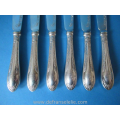 a set of six antique German silver handled fish knives Koch & Bergfeld
