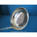 een antieke Hollands zilveren soeplepel