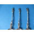 a set of six antique Dutch silver teaspoons