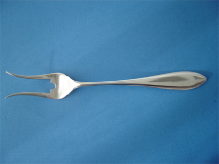 a Dutch silver serving fork