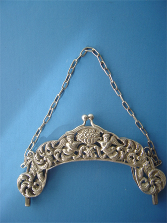 an antique Dutch silver purse Groot Boersma