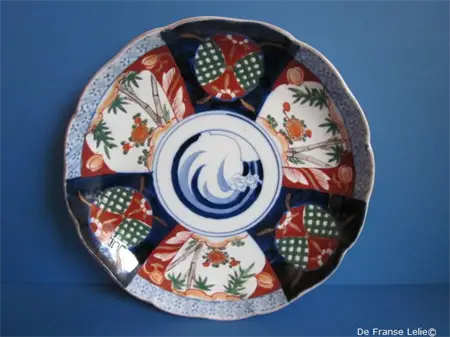 a late 19th century Japanese porcelain plate