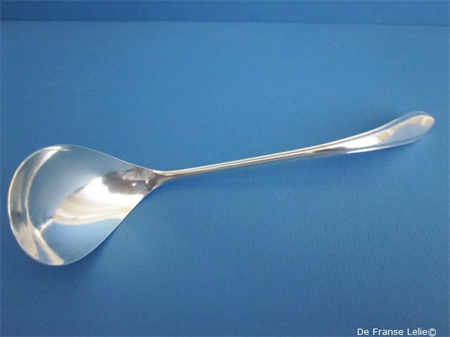 a vintage Dutch silver cream spoon 