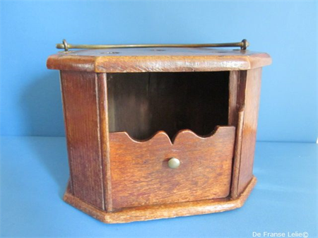 an antique Dutch oak stove
