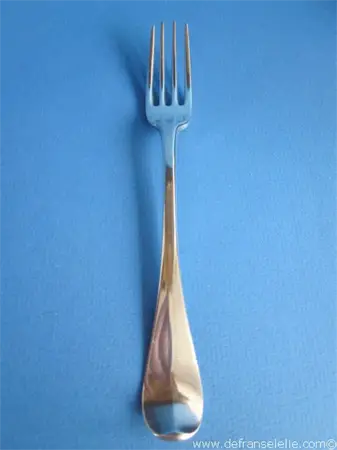 an 18th century Dutch silver fork