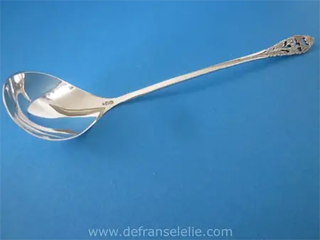 a vintage Dutch silver marmalade spoon