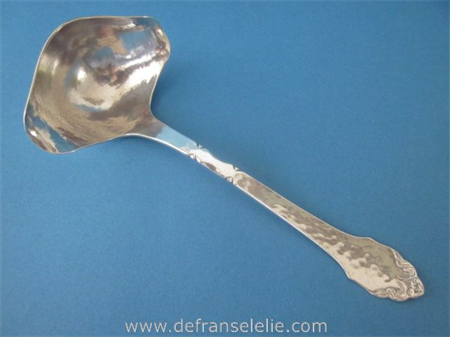 a Danish silver art deco silver gravy ladle
