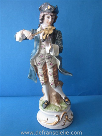 a vintage German porcelain figure