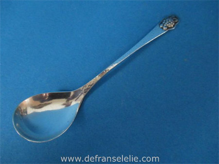 an art deco Dutch silver marmalade spoon