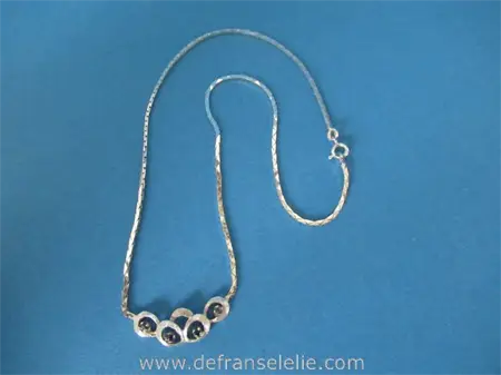  a vintage Dutch silver necklace