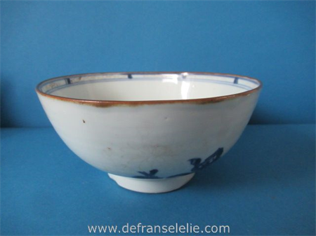 a Chinese blue and white porcelain bowl Nanking Cargo
