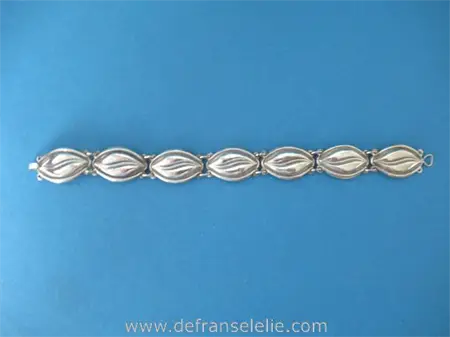 Hollands zilveren art deco dames armband