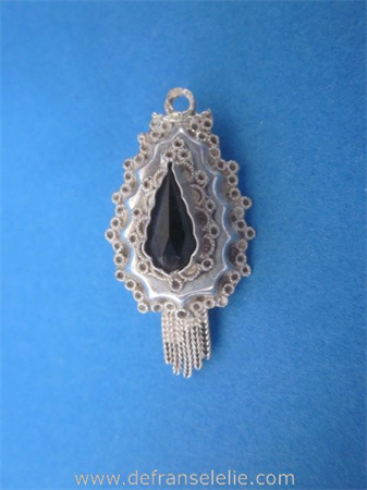 an antique Dutch silver pendant