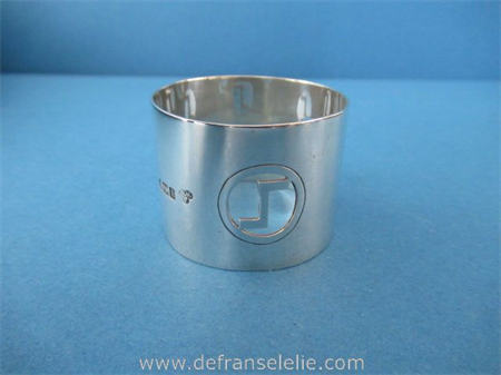 an antique sterling silver napkin ring
